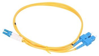 Extralink SC/UPC-LC/UPC | PVC, Jednomodowy, Duplex, G652D, 3mm, 1m Extralink SC/UPC-LC/UPC | PVC, Jednomodowy, Duplex, G652D, 3mm, 1m