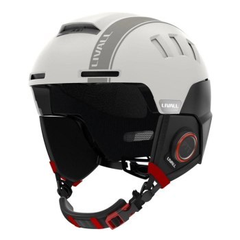 Kask narciarski Bluetooth 54-58cm Intercom/SOS biał Kask narciarski Bluetooth 54-58cm Intercom/SOS biał