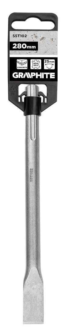 Dłuto płaskie SDS Max 25 x 18 x 280 mm Dłuto płaskie SDS Max 25 x 18 x 280 mm