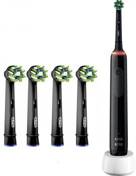 Szczoteczka - Oral-B PRO 3 3000 + 4 końcówki Cross Action Szczoteczka - Oral-B PRO 3 3000 + 4 końcówki Cross Action