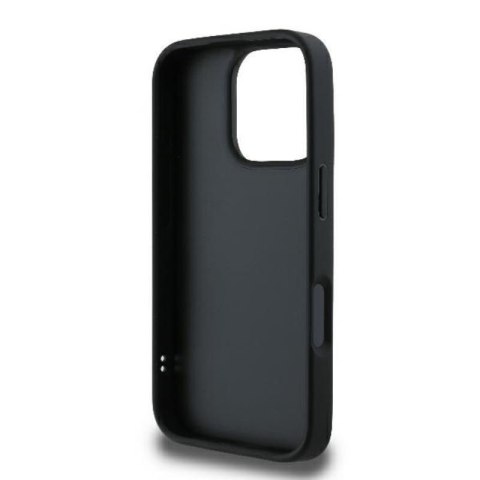 Karl Lagerfeld Quilted Signature - Etui iPhone 16 Pro (czarny) Karl Lagerfeld Quilted Signature - Etui iPhone 16 Pro (czarny)