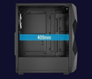 Obudowa AEROCOOL PGS VOLCAN-G-BK-v1 Obudowa AEROCOOL PGS VOLCAN-G-BK-v1