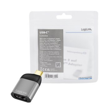 LogiLink USB 3.2 USB-C (M) - Displayport (F) 8K LogiLink USB 3.2 USB-C (M) - Displayport (F) 8K