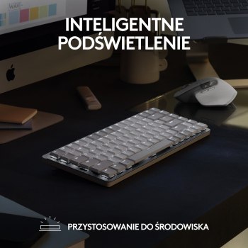 Logitech MX Mechanical Keyboard Mini for Mac Gwiezdna Szarość Logitech MX Mechanical Keyboard Mini for Mac Gwiezdna Szarość