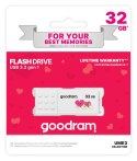 Pendrive GoodRam UME3-0320W0R11-V (32GB; USB 3.0; kolor biały) VALENTINE