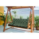 ZESTAW OGRODOWY 180x60x50CM + 2 PODUSZKI 42X42 CM ZIELONY