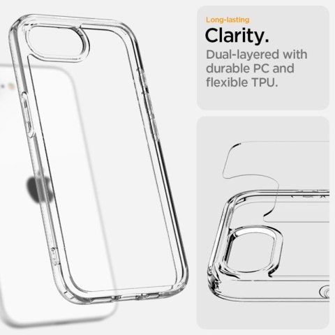 Spigen Ultra Hybrid - Etui do iPhone 16e (Przezroczysty) Spigen Ultra Hybrid - Etui do iPhone 16e (Przezroczysty)