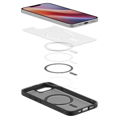 Spigen Ultra Hybrid Mag MagSafe - Etui do iPhone 16e (Frost Black) Spigen Ultra Hybrid Mag MagSafe - Etui do iPhone 16e (Frost Black)