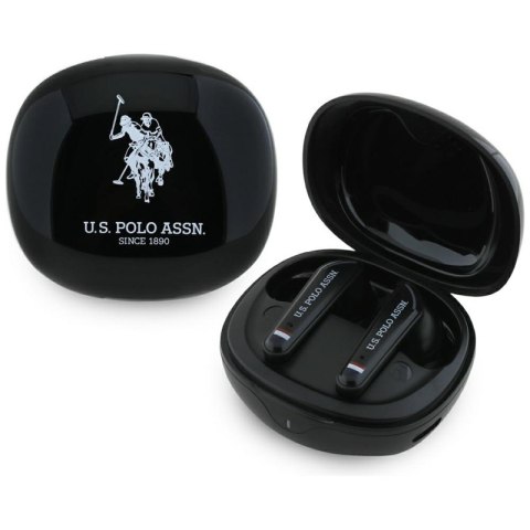 US Polo Assn DH Logo - Słuchawki TWS + etui ładujące (czarny) US Polo Assn DH Logo - Słuchawki TWS + etui ładujące (czarny)