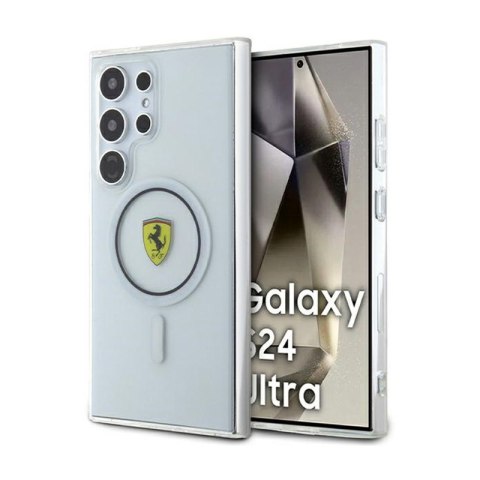 Ferrari IML Transp Inner Circle Line MagSafe - Etui Samsung Galaxy S24 Ultra (przezroczysty) Ferrari IML Transp Inner Circle Line MagSafe - Etui Samsung Galaxy S24 Ultra (przezroczysty)