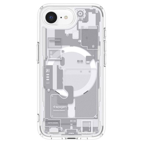 Spigen Ultra Hybrid Mag MagSafe - Etui do iPhone 16e (Zero One White) Spigen Ultra Hybrid Mag MagSafe - Etui do iPhone 16e (Zero One White)