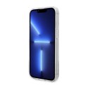 Guess 4G Stripe Script Logo Electroplated Pattern - Etui iPhone 14 Plus (różowy)