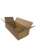 KARTON KLAPOWY, pudełko zrobione z tektury 3W 3 warstwowej, kolor szaro/brązowy, 250X150X150mm + BIGA 78  320G/M2 30 SZTUK