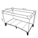 PROMEDIX ŁÓŻECZKO TURYSTYCZNE DZIECIĘCE 65X125CM NIEBIESKIE PR-803B