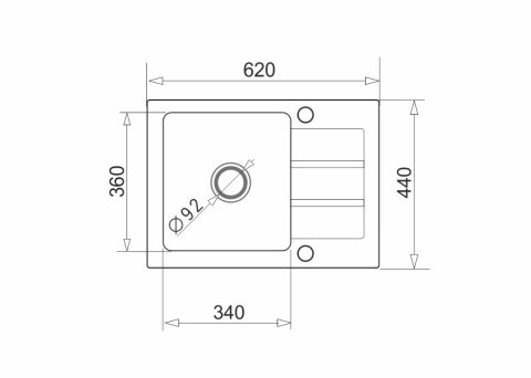 Czarny zlewozmywak granitowy jMaidsinks 62x44 1B 1D karbon (Pyragranit; kolor czarny) Czarny zlewozmywak granitowy jMaidsinks 62x44 1B 1D karbon (Pyragranit; kolor czarny)