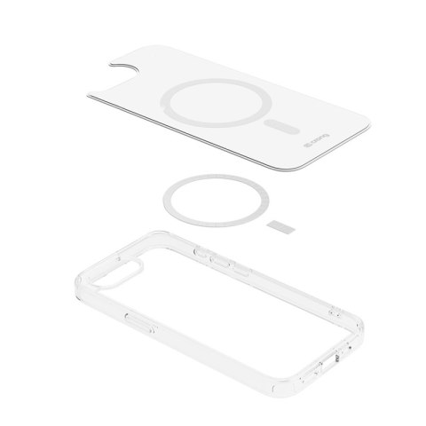Crong Clear MAG Cover - Etui iPhone 16e MagSafe (przezroczysty) Crong Clear MAG Cover - Etui iPhone 16e MagSafe (przezroczysty)