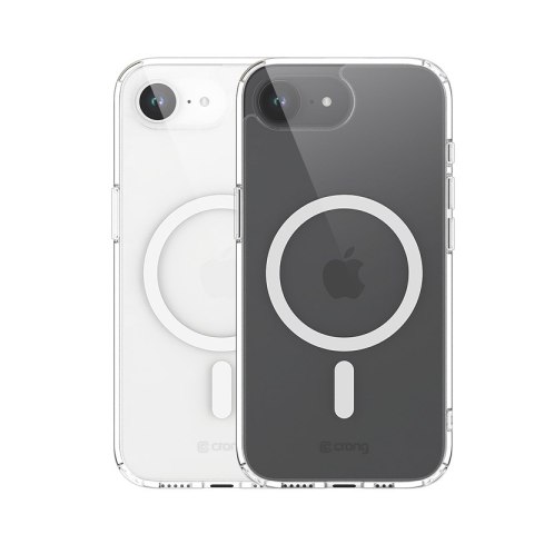 Crong Clear MAG Cover - Etui iPhone 16e MagSafe (przezroczysty) Crong Clear MAG Cover - Etui iPhone 16e MagSafe (przezroczysty)