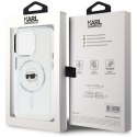 Karl Lagerfeld IML Metal Karl Head MagSafe - Etui do iPhone 15 Pro Max (biały)
