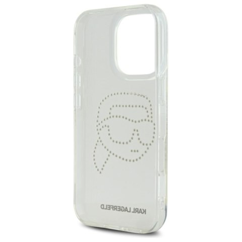 Karl Lagerfeld IML Rhinestones Karl Head - Etui do iPhone 16 Pro Max (przezroczysty) Karl Lagerfeld IML Rhinestones Karl Head - Etui do iPhone 16 Pro Max (przezroczysty)