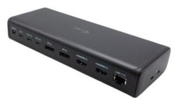 Replikator - i-tec Universal 6x 4K/60Hz Display Docking Station 2xDP 2xHDMI 2xVideo USB-C LAN 2,5Gbps Audio Czytnik kart 8x USB 