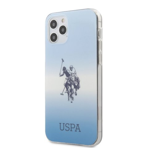 US Polo Assn Dh & Logo Gradient - Etui iPhone 12 / iPhone 12 Pro (niebieski) US Polo Assn Dh & Logo Gradient - Etui iPhone 12 / iPhone 12 Pro (niebieski)
