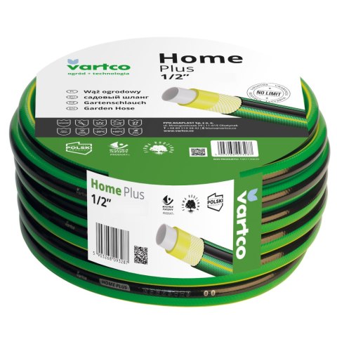 Wąż ogrodowy Vartco Home Plus 1/2" 50m Wąż ogrodowy Vartco Home Plus 1/2" 50m
