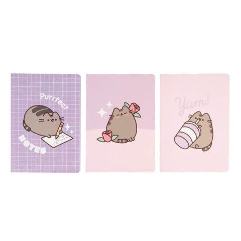 Pusheen - Zestaw zeszytów A5 z kolekcji Moments 3 szt. Pusheen - Zestaw zeszytów A5 z kolekcji Moments 3 szt.