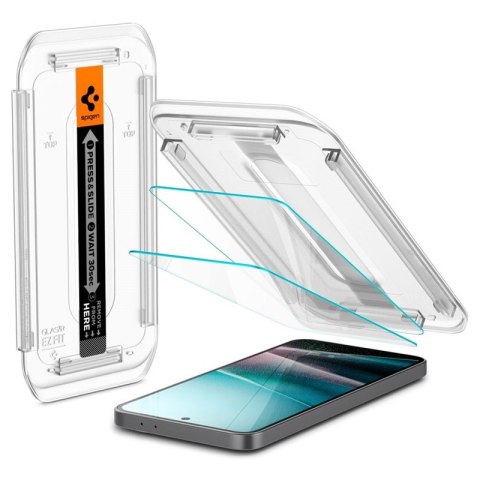 Spigen GLAS.TR EZ FIT 2-Pack - Szkło hartowane do Samsung Galaxy A36 5G (2 sztuki) Spigen GLAS.TR EZ FIT 2-Pack - Szkło hartowane do Samsung Galaxy A36 5G (2 sztuki)