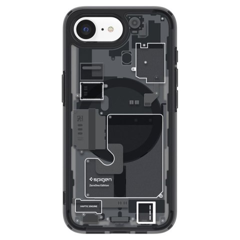 Spigen Ultra Hybrid Mag MagSafe - Etui do iPhone 16e (Zero One Black) Spigen Ultra Hybrid Mag MagSafe - Etui do iPhone 16e (Zero One Black)