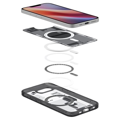 Spigen Ultra Hybrid Mag MagSafe - Etui do iPhone 16e (Zero One Black) Spigen Ultra Hybrid Mag MagSafe - Etui do iPhone 16e (Zero One Black)