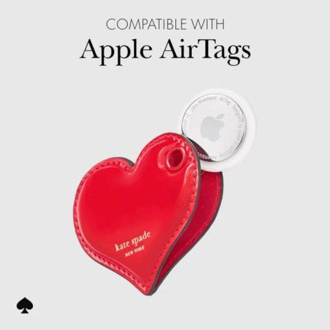 Kate Spade New York Charm Keychain - Etui ochronne brelok do Apple AirTag (Heart) Kate Spade New York Charm Keychain - Etui ochronne brelok do Apple AirTag (Heart)