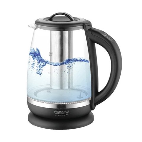 CR 1290 black Czajnik szklany 2,0 l z zaparzaczem oraz regulacją temp. CR 1290 black Czajnik szklany 2,0 l z zaparzaczem oraz regulacją temp.