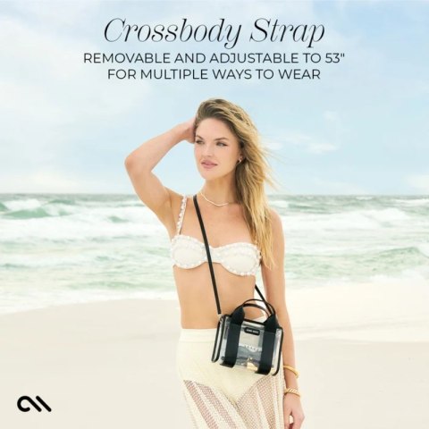Case-Mate Micro Tote Bag - Wodoodporna torba na ramię (Black/Clear) Case-Mate Micro Tote Bag - Wodoodporna torba na ramię (Black/Clear)
