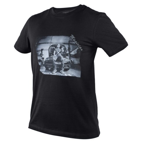 T-shirt z nadrukiem, mechanik, rozmiar XXXL T-shirt z nadrukiem, mechanik, rozmiar XXXL