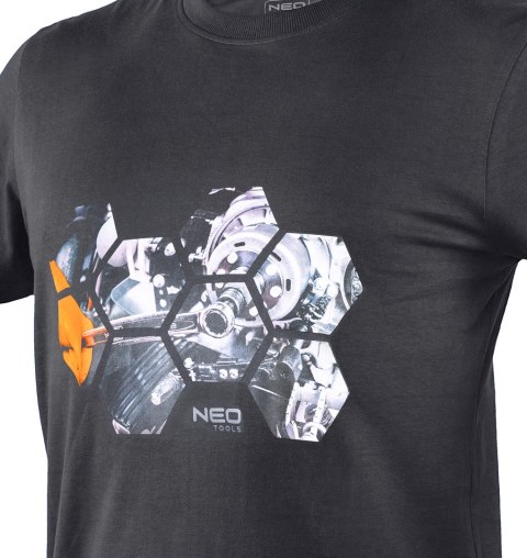 T-shirt z nadrukiem, warsztat, rozmiar XL T-shirt z nadrukiem, warsztat, rozmiar XL