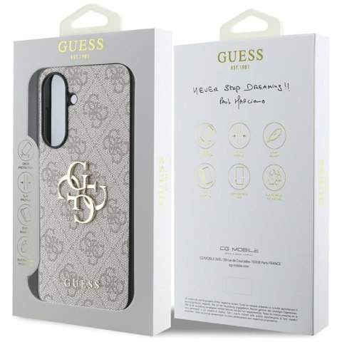 Guess Big 4G Logo Classic Logo - Etui do Samsung Galaxy A36 5G (różowy) Guess Big 4G Logo Classic Logo - Etui do Samsung Galaxy A36 5G (różowy)