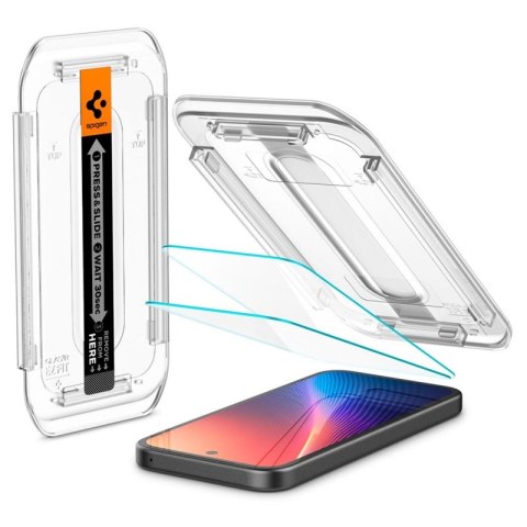 Spigen Glas.TR EZ FIT 2-Pack - Szkło hartowane do Google Pixel 9a (2 sztuki) Spigen Glas.TR EZ FIT 2-Pack - Szkło hartowane do Google Pixel 9a (2 sztuki)