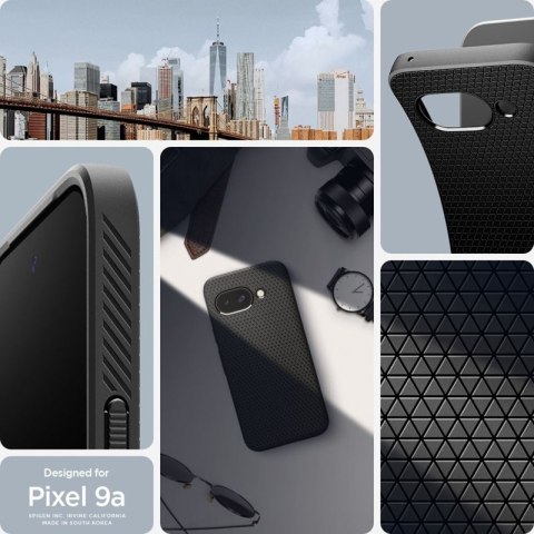 Spigen Liquid Air - Etui do Google Pixel 9a (Matte Black) Spigen Liquid Air - Etui do Google Pixel 9a (Matte Black)