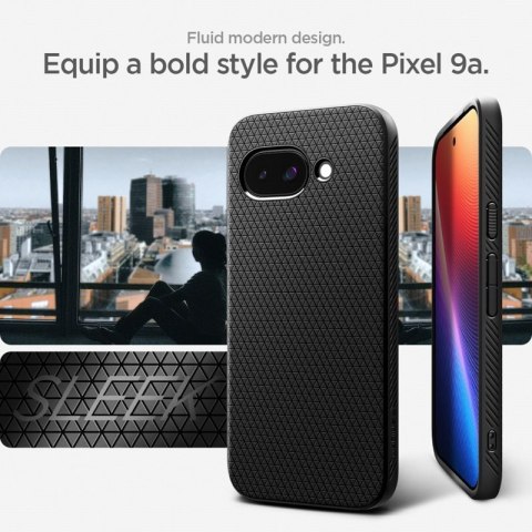 Spigen Liquid Air - Etui do Google Pixel 9a (Matte Black) Spigen Liquid Air - Etui do Google Pixel 9a (Matte Black)