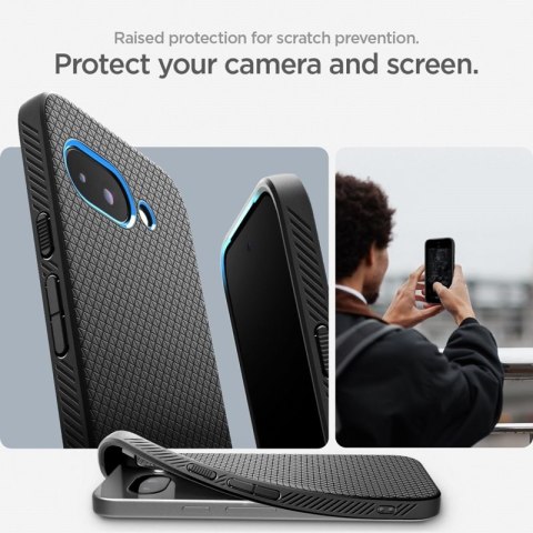 Spigen Liquid Air - Etui do Google Pixel 9a (Matte Black) Spigen Liquid Air - Etui do Google Pixel 9a (Matte Black)