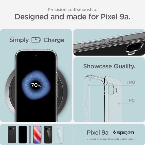 Spigen Ultra Hybrid - Etui do Google Pixel 9a (Crystal Clear) Spigen Ultra Hybrid - Etui do Google Pixel 9a (Crystal Clear)