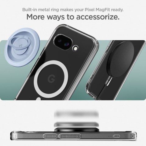 Spigen Ultra Hybrid Mag MagSafe - Etui do Google Pixel 9a (Biały) Spigen Ultra Hybrid Mag MagSafe - Etui do Google Pixel 9a (Biały)