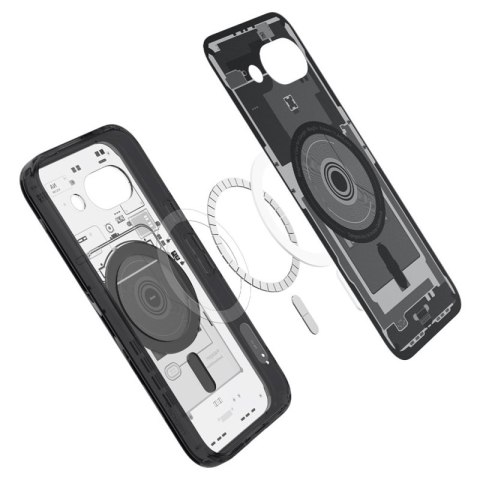 Spigen Ultra Hybrid Mag MagSafe - Etui do Google Pixel 9a (Zero One Black) Spigen Ultra Hybrid Mag MagSafe - Etui do Google Pixel 9a (Zero One Black)
