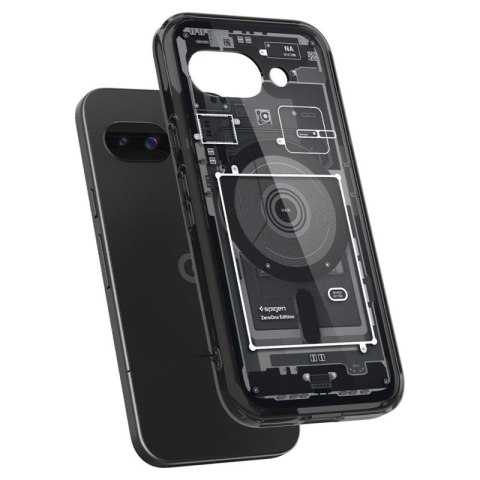 Spigen Ultra Hybrid Mag MagSafe - Etui do Google Pixel 9a (Zero One Black) Spigen Ultra Hybrid Mag MagSafe - Etui do Google Pixel 9a (Zero One Black)