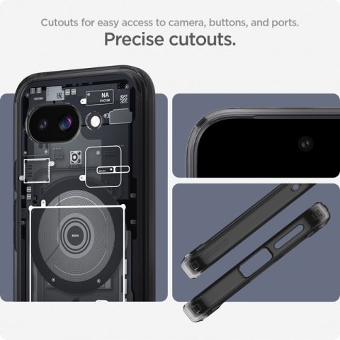 Spigen Ultra Hybrid Mag MagSafe - Etui do Google Pixel 9a (Zero One Black) Spigen Ultra Hybrid Mag MagSafe - Etui do Google Pixel 9a (Zero One Black)