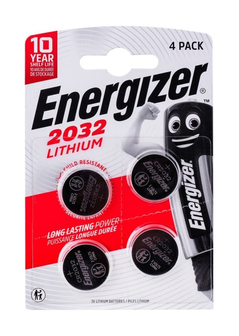 BATERIA ENERGIZER SPECJALISTYCZNA CR2032, 4 sztuki, 3V, ECO BATERIA ENERGIZER SPECJALISTYCZNA CR2032, 4 sztuki, 3V, ECO