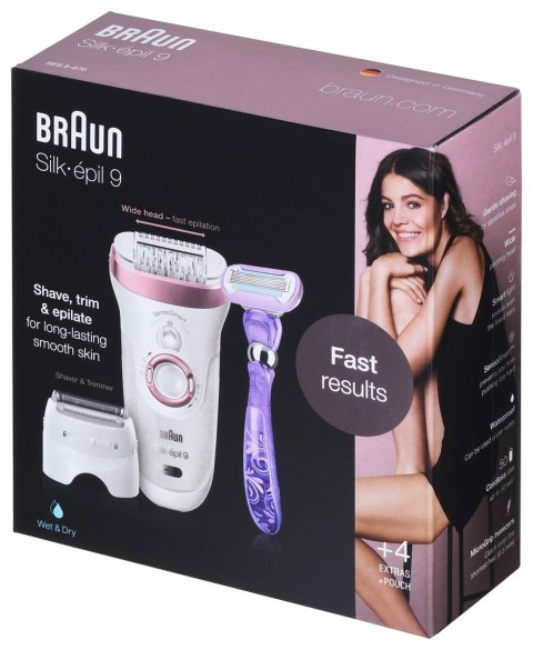 Depilator z pęsetami Braun Silk-epil SensoSmart 9-870 (kolor biały) Depilator z pęsetami Braun Silk-epil SensoSmart 9-870 (kolor biały)