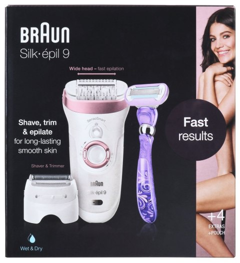 Depilator z pęsetami Braun Silk-epil SensoSmart 9-870 (kolor biały) Depilator z pęsetami Braun Silk-epil SensoSmart 9-870 (kolor biały)
