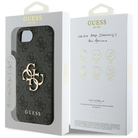 Guess 4G Big Logo - Etui do iPhone 16e (czarny) Guess 4G Big Logo - Etui do iPhone 16e (czarny)