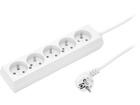 9865# Przedłużacz sieciowy ps-570p 5-gniazd z uziemieniem 5m biały 3x1mm 9865# Przedłużacz sieciowy ps-570p 5-gniazd z uziemieniem 5m biały 3x1mm